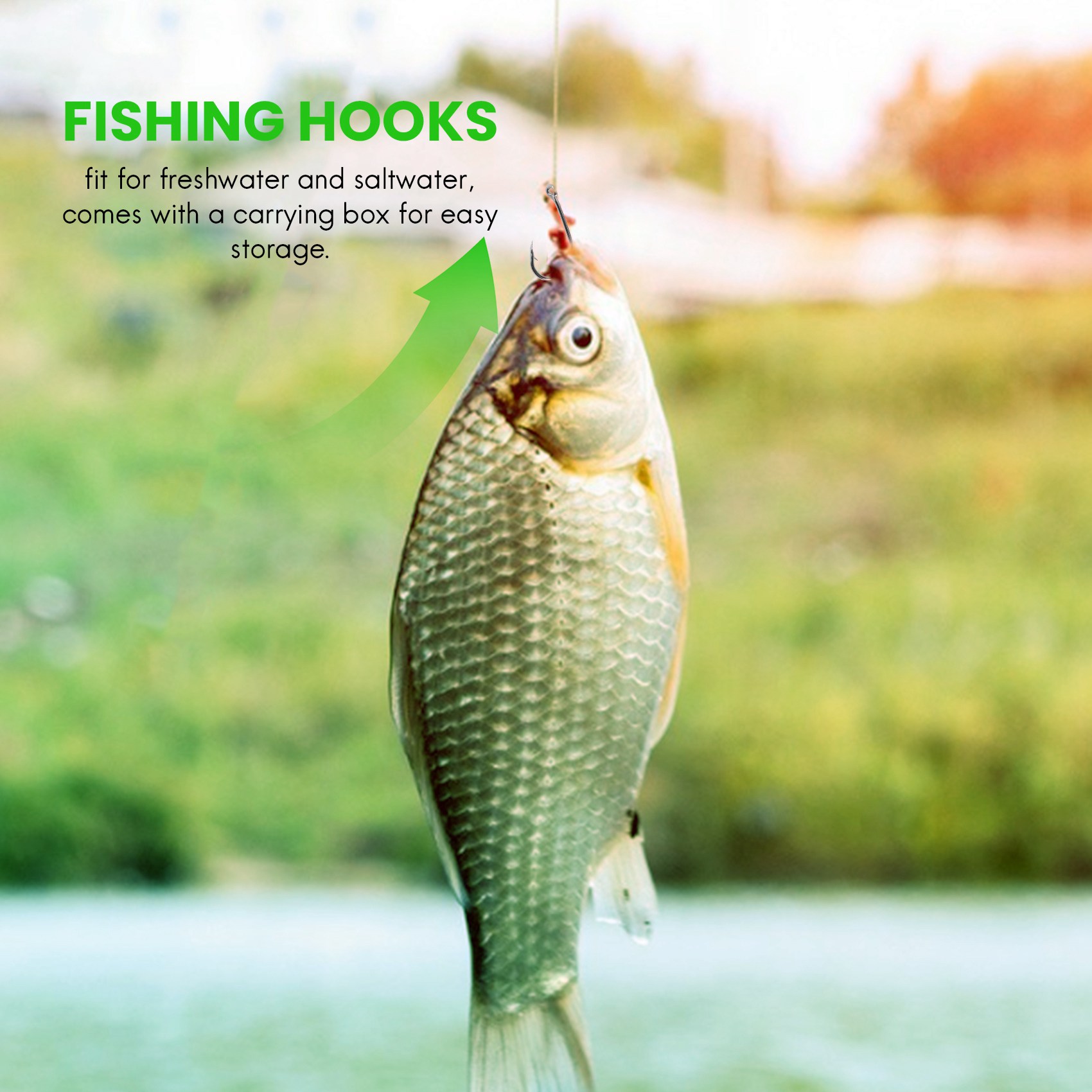 Fishing Hook Size - Nieuwe aanwinst 500 stuks/set gemengde maten