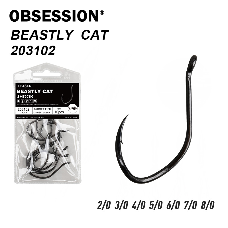 Fishing Hook Assortment - OBSESSIE 203102 10 stks/zak Zoutwatervissen Beestachtig