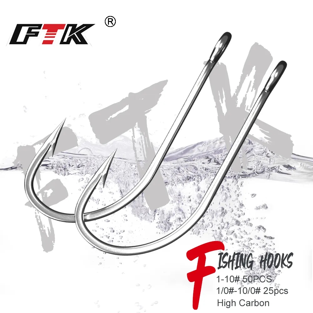 Fishing Hook Assortment - FTK Vishaken 1-10 # 50 STUKS