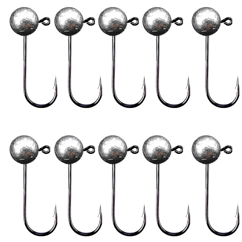10 stks/partij Jig Head Vishaa - Fishing Hook Offset recensie en prijs
