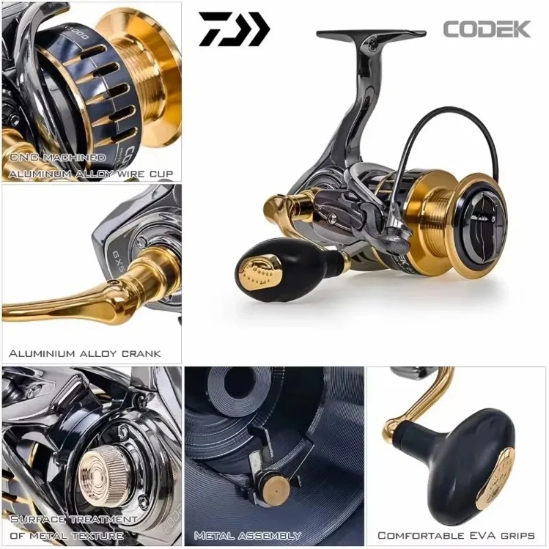 Daiwa CODEK Spinning Reel Bait - Daiwa Reel Bg recensie en prijs