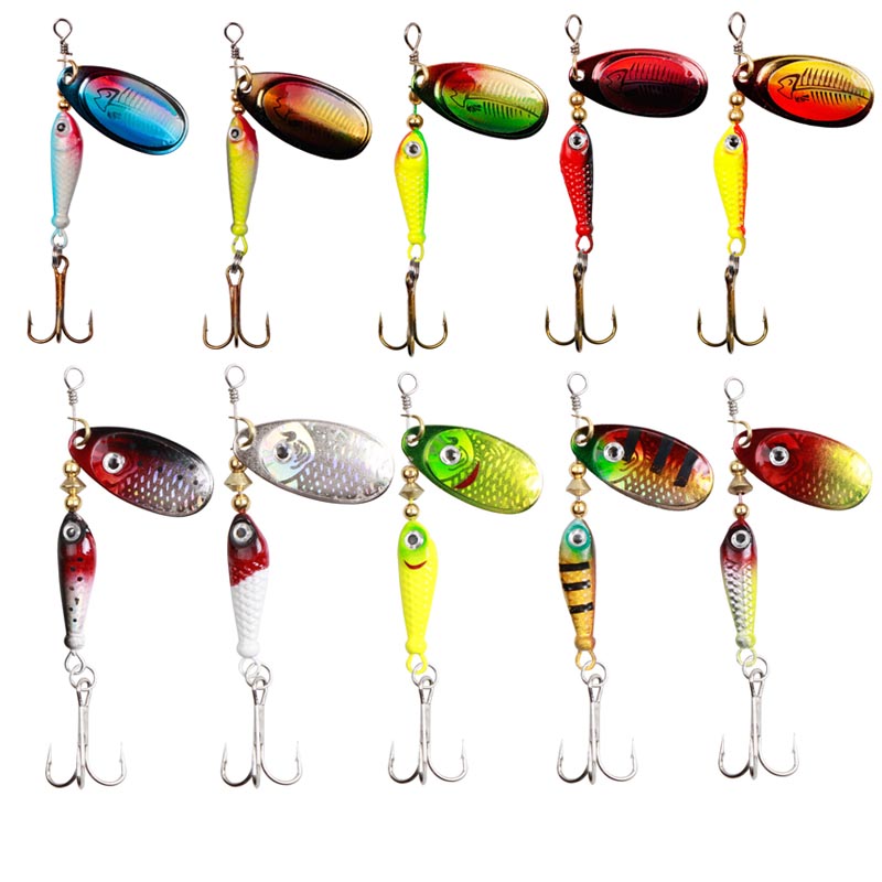 10 stks/set Spinner Lokt 9.1g  - Fishing Hook Treble recensie en prijs